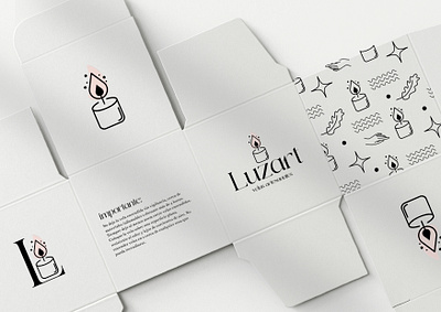 Propuesta de Branding: Luzart 🕯️ · Velas artesanales branding candle graphic design logo packaging