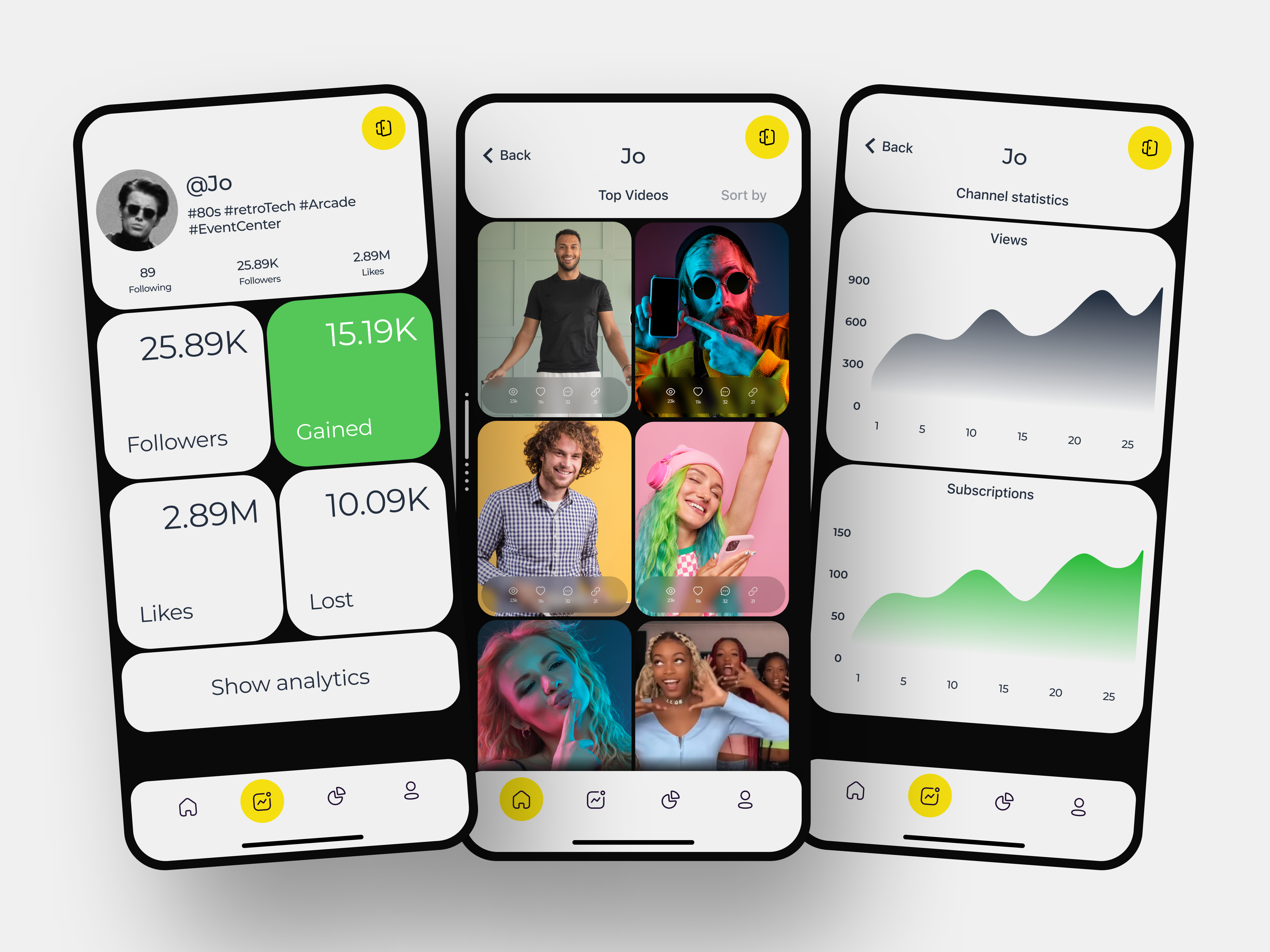 Example of Mobile UI Design 