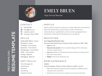 High School Resume Free Google Docs Template college cv cvs doc docs document education free google docs templates free template free template google docs google google docs google docs resume template job ms word resume resumes template templates university