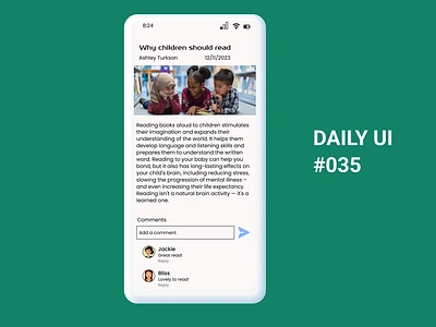 Daily UI #035 app design ui ux