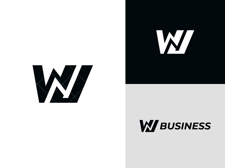 WJ Logo by Sabuj Ali on Dribbble