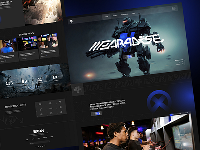 Online Games Website designs, themes, templates and downloadable graphic  elements on Dribbble