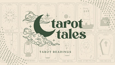 Tarot Tales Branding, Content and Merchandise branding graphic design logo