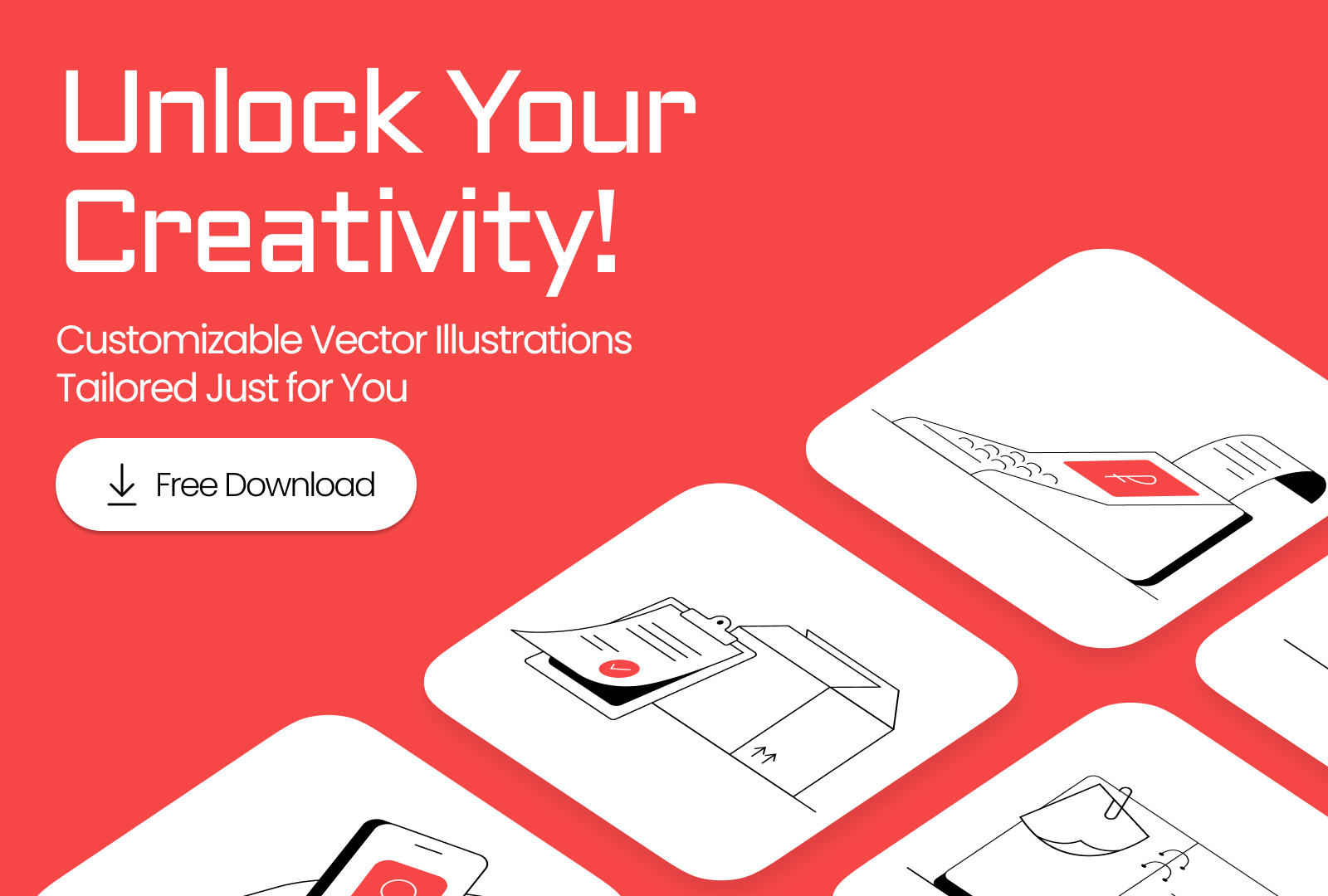 Editable Vector Illustrations for Sketch, Figma, and Beyond! 🌈✨ freebie freedownload graphic design illustrations ui uiux vector visual design