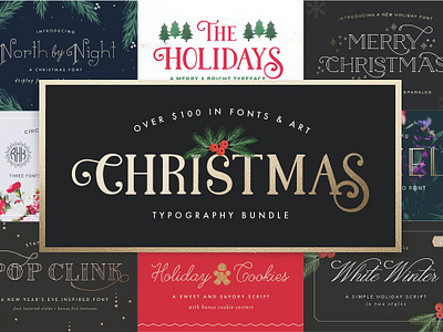 Christmas Font Bundle christmas bundle christmas font bundle christmas fonts font bundle holiday font holiday font bundle holiday fonts new years new years font