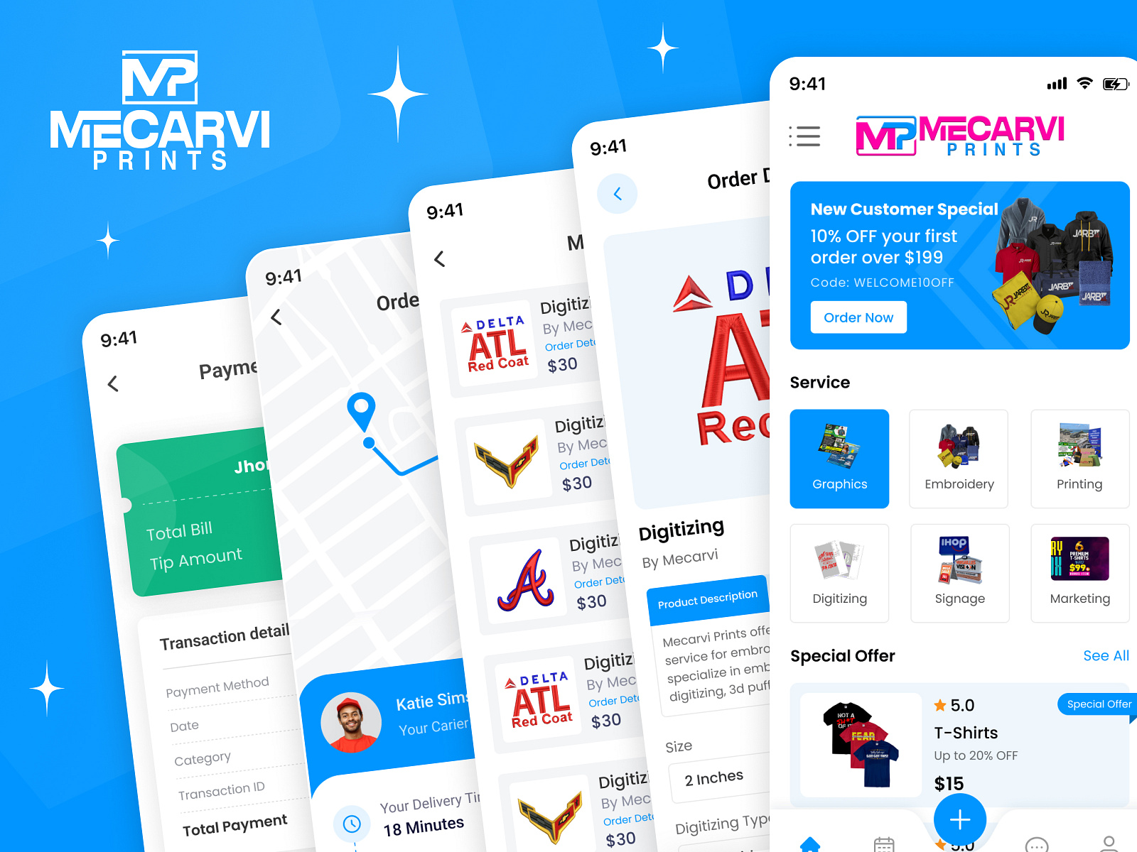 APP SERVICE MOBILE APPS visual data 5