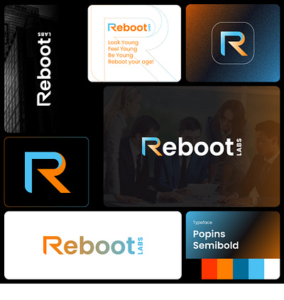 Reboot labs - Logo concept 3d animation branding design graphic design illustration logo motion graphics ui vector