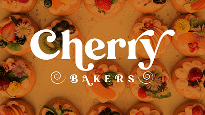 Cherry Bakers branding design graphic designing illustration logo typography