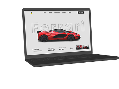 Ferrari Website Design car website ferrari design figma figma design landing page landing page design landingpage ui ui design ui ux design web design web ui website website design