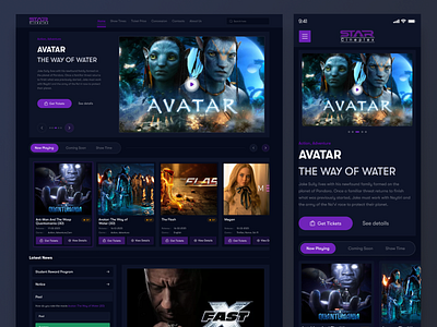 Movie Website Prototypes  Photos, videos, logos, illustrations