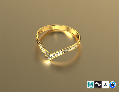 Ring 3D Modeling, Visualization, Rendering for WebGL, AR, VR, XR 3d animation branding games graphic design jewelry motion graphics ui