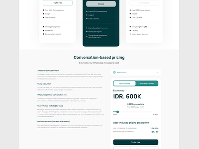 Whatsapp Business Solution Landing Page Website landingpage uidesign websitelandingpage