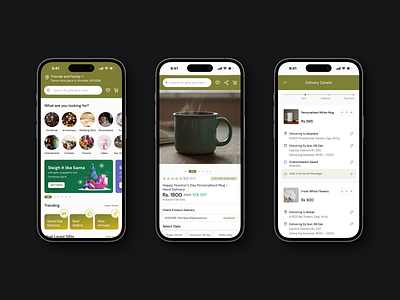 Gifting App appdesign giftingapp graphic design ui uidesign uiuxdesign