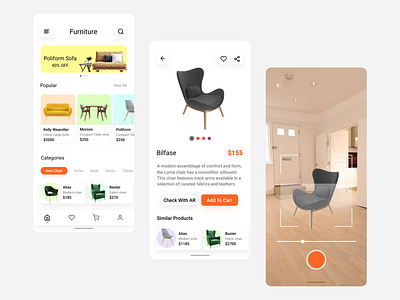 Buy Furniture Online APP UI Design app ui design furniture app design furniture app ui furniture design online furniture app