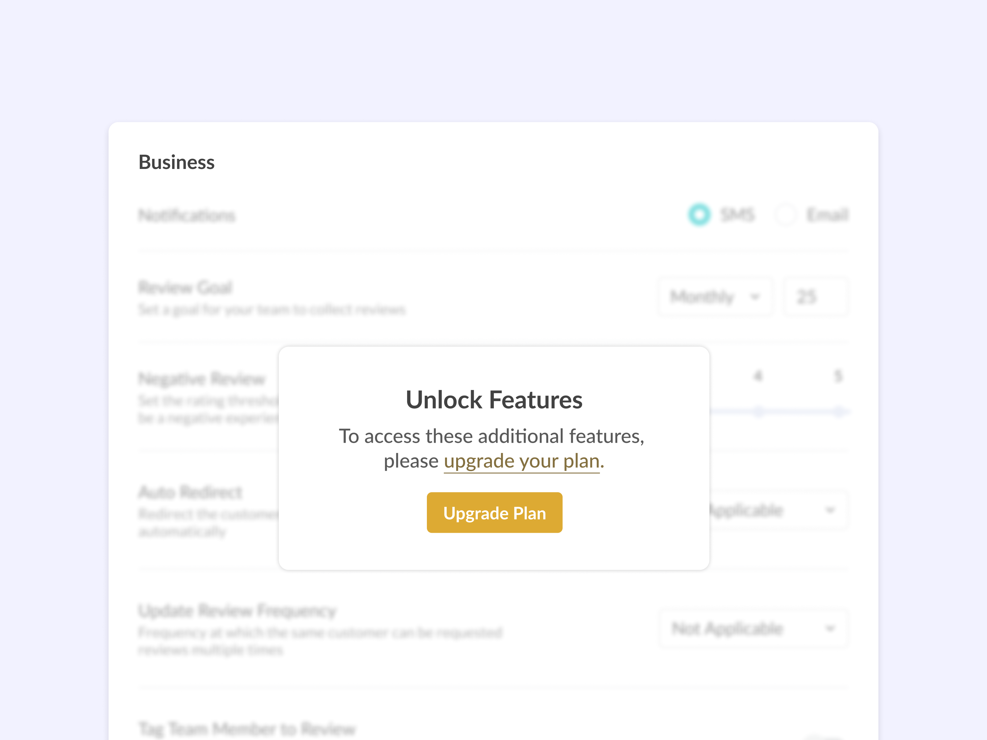 Locked Features Modal 🔒 branding graphic design ui ux