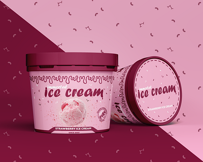 ice cream packaging design design graphic design illustration illustrator packaging design photoshop poster poster design