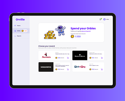Orville - UX / UI Design app design ui user experience ux