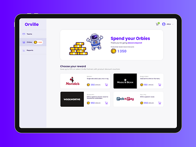 Orville - UX / UI Design app design ui user experience ux