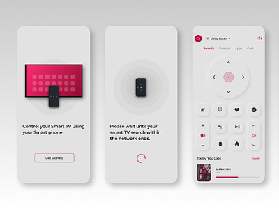 Smart TV Remote APP UI Design remote app design smart remote smart remote app smart remote app design smart remote design smart tv remote