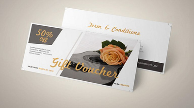 Free Design Gift card Template design graphic design graphic folk graphicfolks