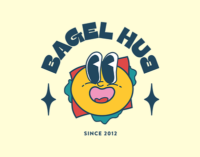 BAGEL HUB | BRAND IDENTITY animation bagel bagel hub brand guidelines brand identity branding design donut graphic design motion graphics