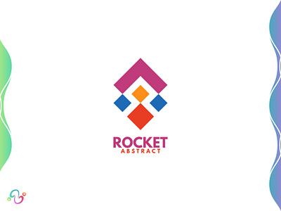 Abstract Rocket Logo abstract brand design brand designer color colorful logo design logo designer logo for sale logo idea logo inspiration logomark logotype modern multiverse rocket simple space spaceship universe zzoe iggi