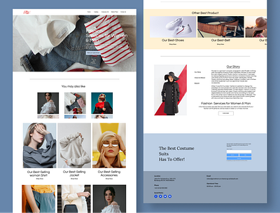 EdZxc - Fashion web and mobile Design design fashion future graphic design simple ui ux