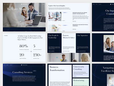 Website design for Resolute Group, Consulting firm business consultancy consulting corporate corporate website fintech investment landing landing page ui web web design website