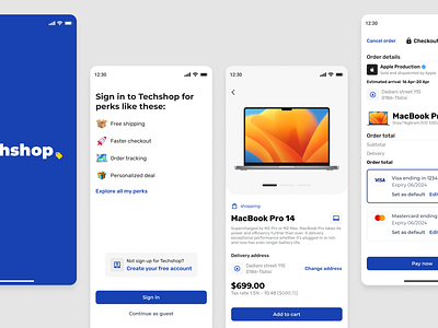 Shopping App add to cart app apple cart checkout checkout page delivery ecommerce ecommerceshop laptops mac mobapp mobile mobileapp order orderdetails payment shopping bag shopping basket shopping cart