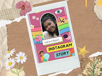 Aesthetic Instagram Story branding graphic design