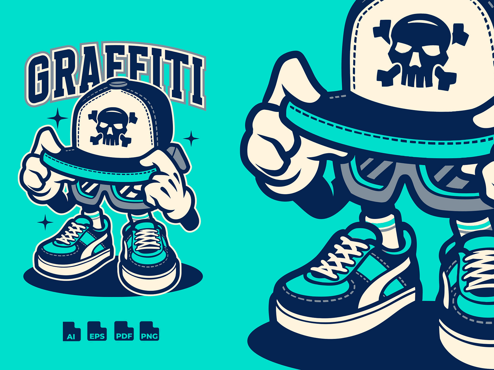 Graffiti Urban Character - Mascot Design by Bangkit Tri Setiadi on Dribbble