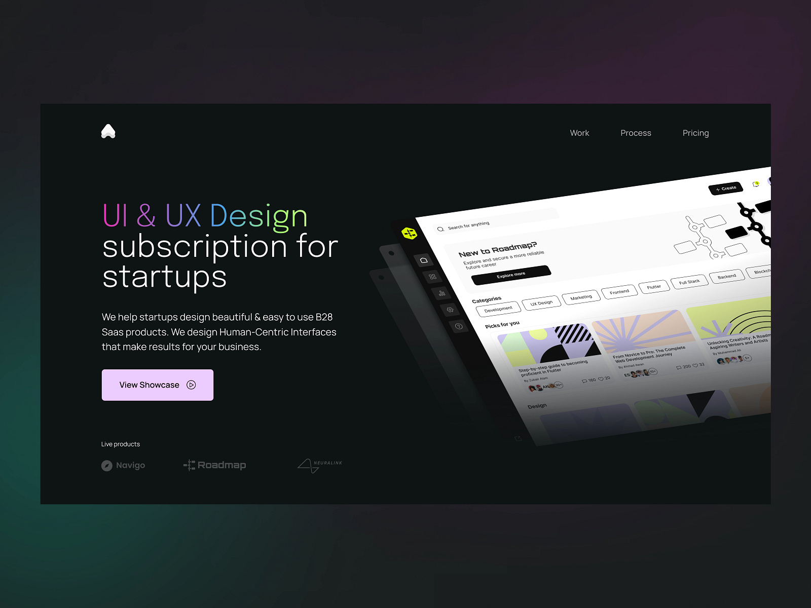 Designup - UI & UX Design services subscription Landing Page by Asia ...
