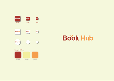 Book Hub logo branding graphic design logo