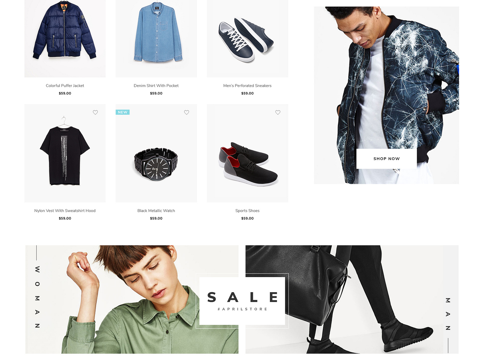 Modern Ecommerce Website UI Design by Sajjad Hossain on Dribbble