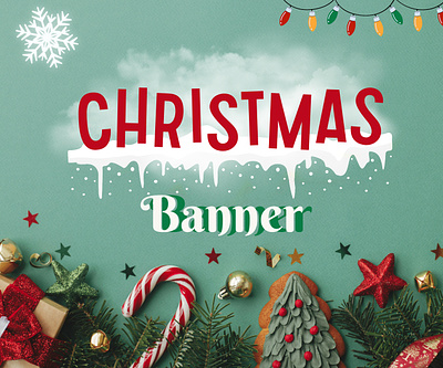 Christmas Banner branding graphic design