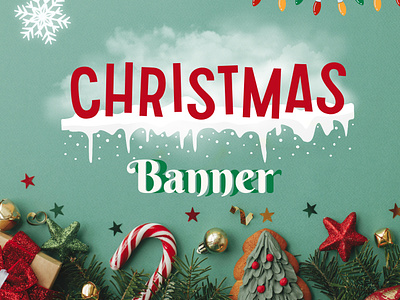 Christmas Banner branding graphic design