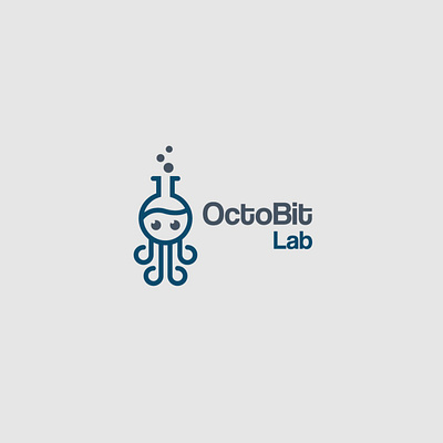 Lab Minimalist Custom logo design, vector template modern