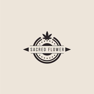 Natural Flowers Minimalist Custom logo design, vector template modern