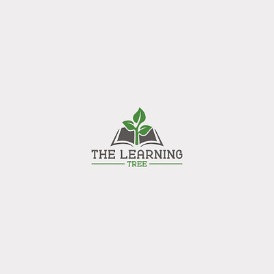 Natural book Minimalist Custom logo design, vector template modern