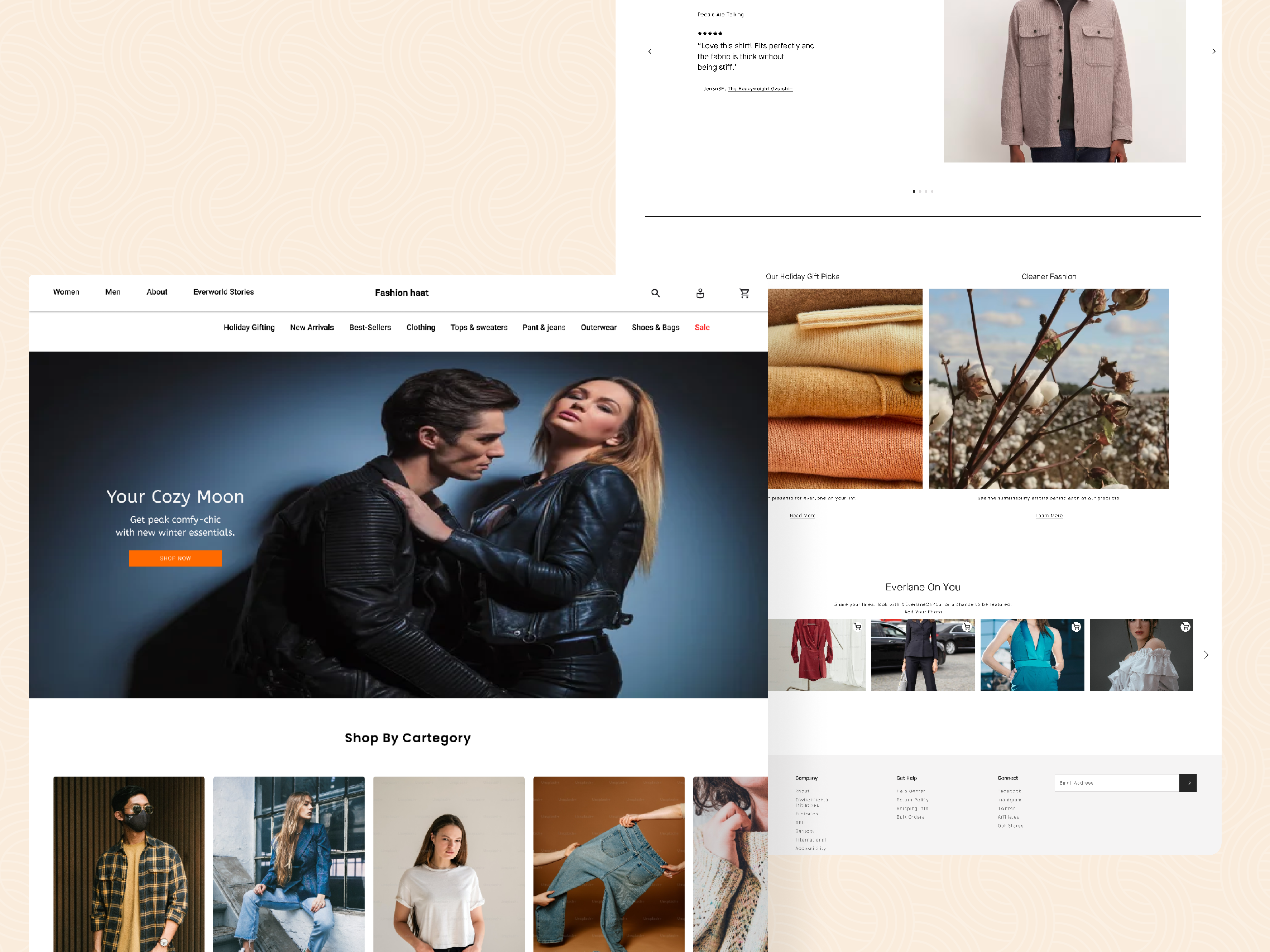 Fashion Haat E-Commarce ui design ui ux