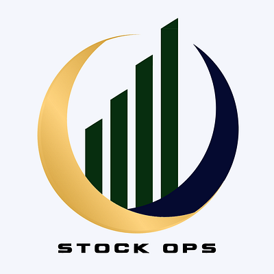 Logo for Stock-Ops (Finance club of IIITV-ICD) illustration logo