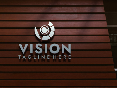 Vision logo design template branding design eye graphic design logo logo design media vector vision