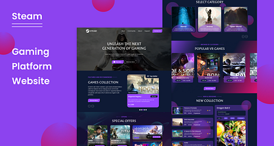 Gaming Platform Website