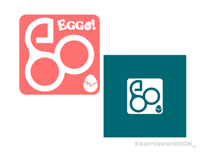 Logo design - Eggo! advertising animation branding design egg feed free graphic design logo logos simple