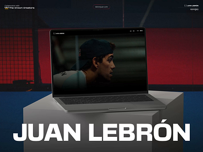 Juan Lebron Website animation athlete website sport website ui web design web development webflow website design
