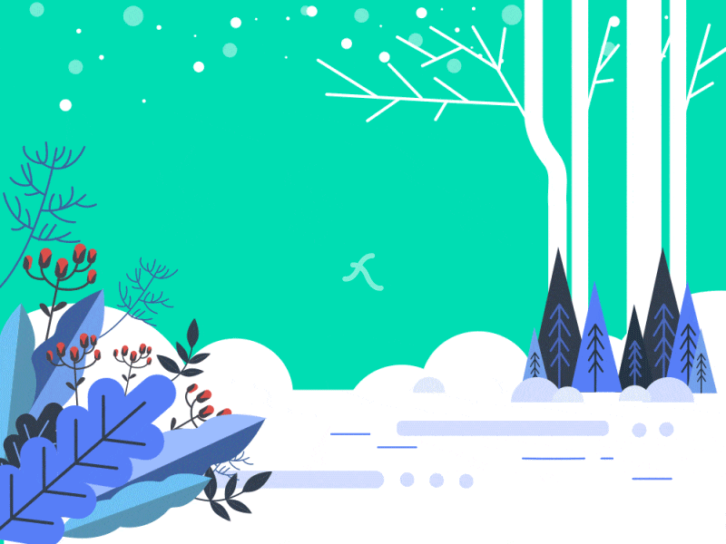 Welcome Winter Lottie JSON animation animation apps branding design gif html5 illustration json landingpage lottie lottiefilestore snowfall ui webpage website wind flow winter