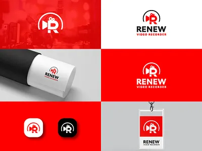 Letter R and Camera Logo, logos, logo designer app branding creative logo design drasticlogo graphic design logo logo design logo designer logo mark logos minimalist logo modern logo monogram movie r letter r logo recoder vector video