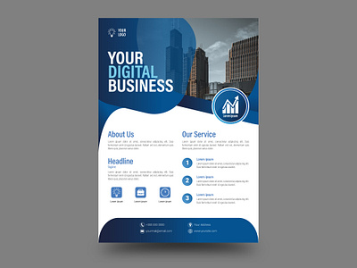 Business Flyer Template graphic design promotion