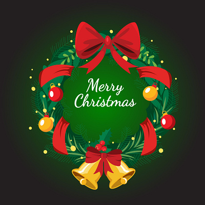 Merry christmas 3d animation design graphic design logo ui