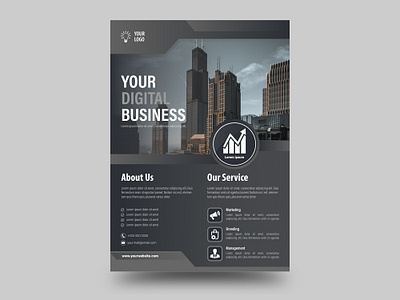 Business Flyer Template graphic design promotion